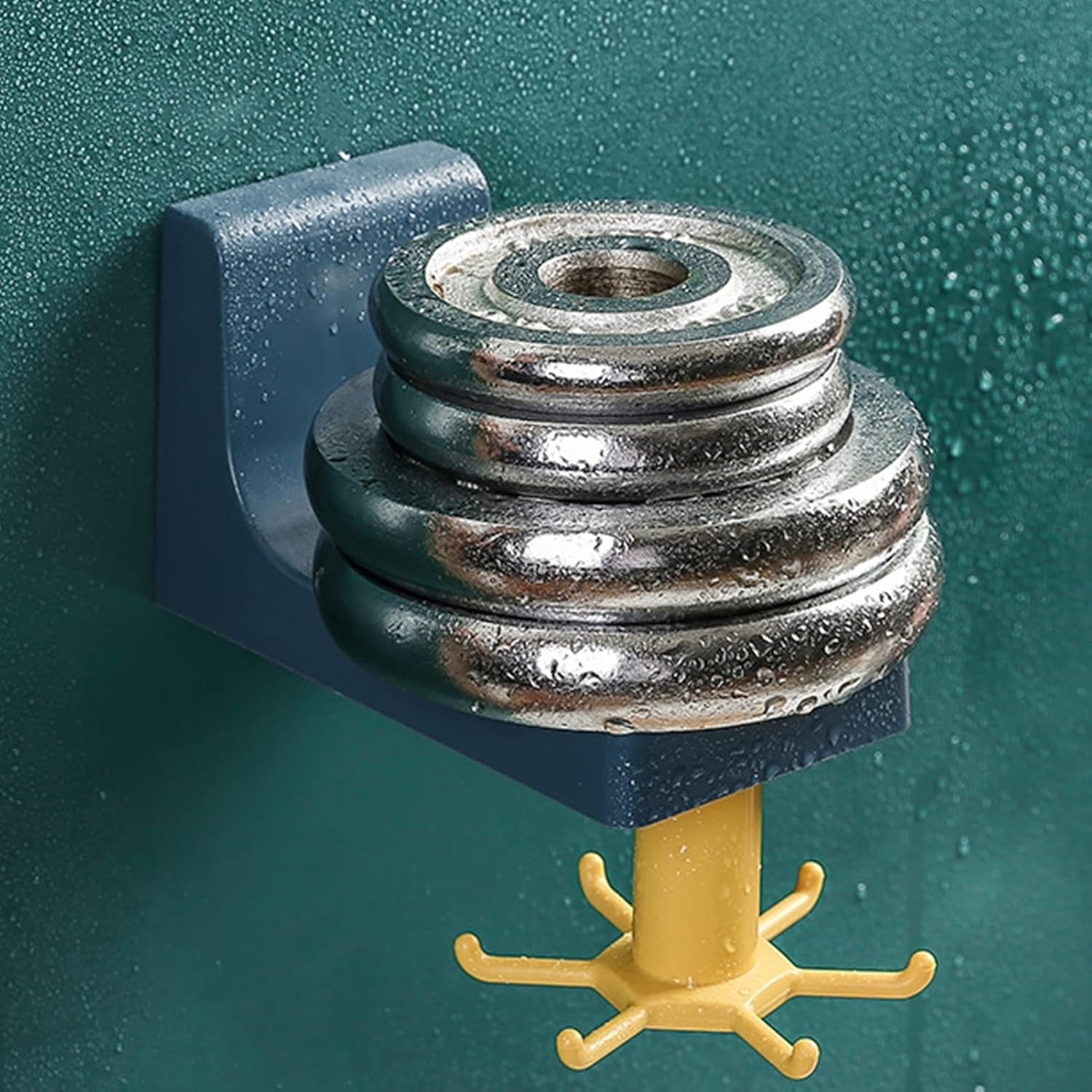 360 Degree Rotating Self Adhesive Plastic Wall Hook Hanger; Multifunctional Hanger with 6 Heavy Duty Claw Hooks 360 Degree Rotating Self Adhesive Plastic Wall Hook Hanger; Multifunctional Hanger with 6 Heavy Duty Claw Hooks